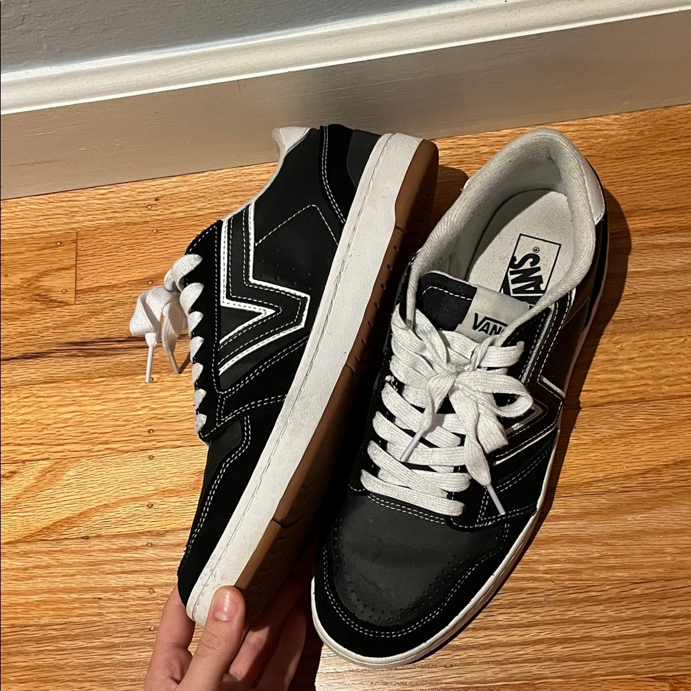 Vans Black and White Men's Shoes